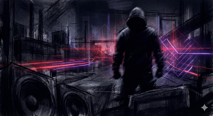 Hard-hitting trap beat with aggressive male vocals, 140 BPM, heavy 808s, dark vibe