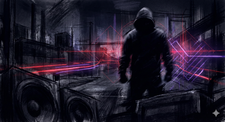 Hard-hitting trap beat with aggressive male vocals, 140 BPM, heavy 808s, dark vibe